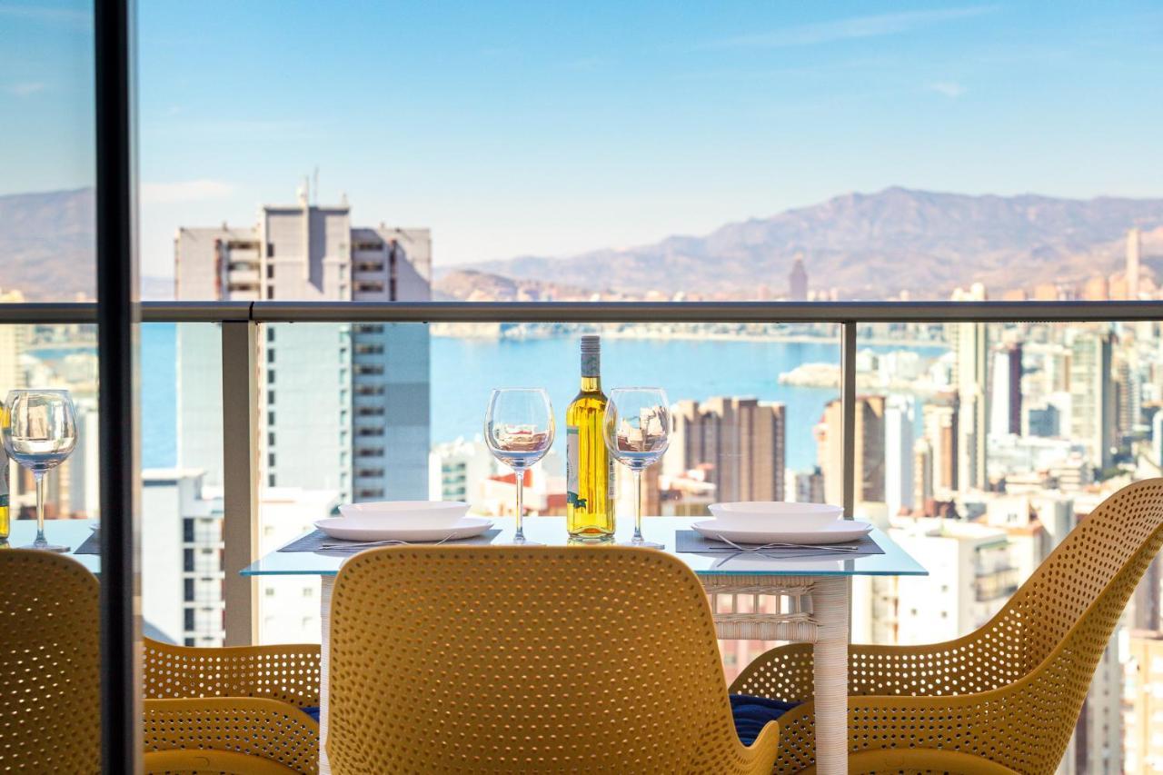 Skyline 10 Gran Terraza Privada Con Vistas Espectaculares Daire Benidorm Dış mekan fotoğraf
